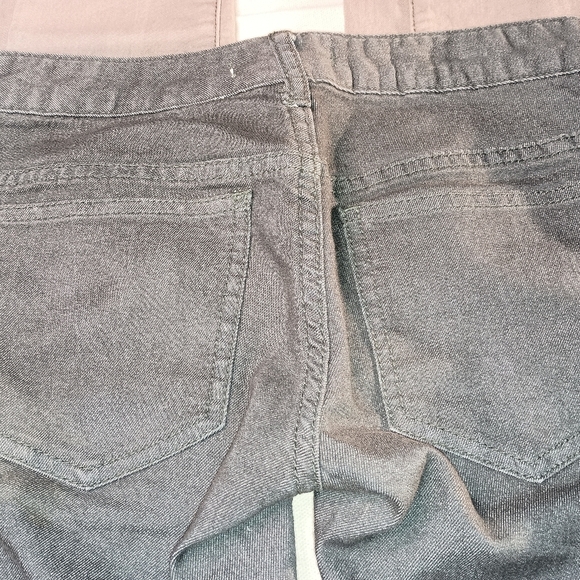 FREE PEOPLE Western Preppy Designer Gray Tan Brown Denim Jeans (#1,158) - Picture 5 of 8